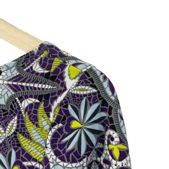 Soybu Small Dress Roll Tab Sleeves Pullover Stretch Travel Knee Length Womens - Picture 15 of 16